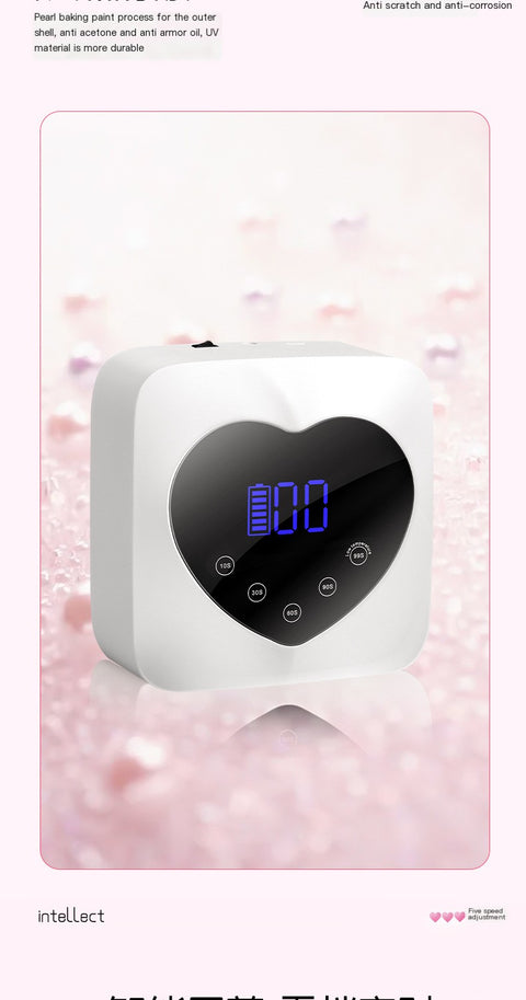 X20 Wireless Nail Lamp with Rechargeable Lithium Battery